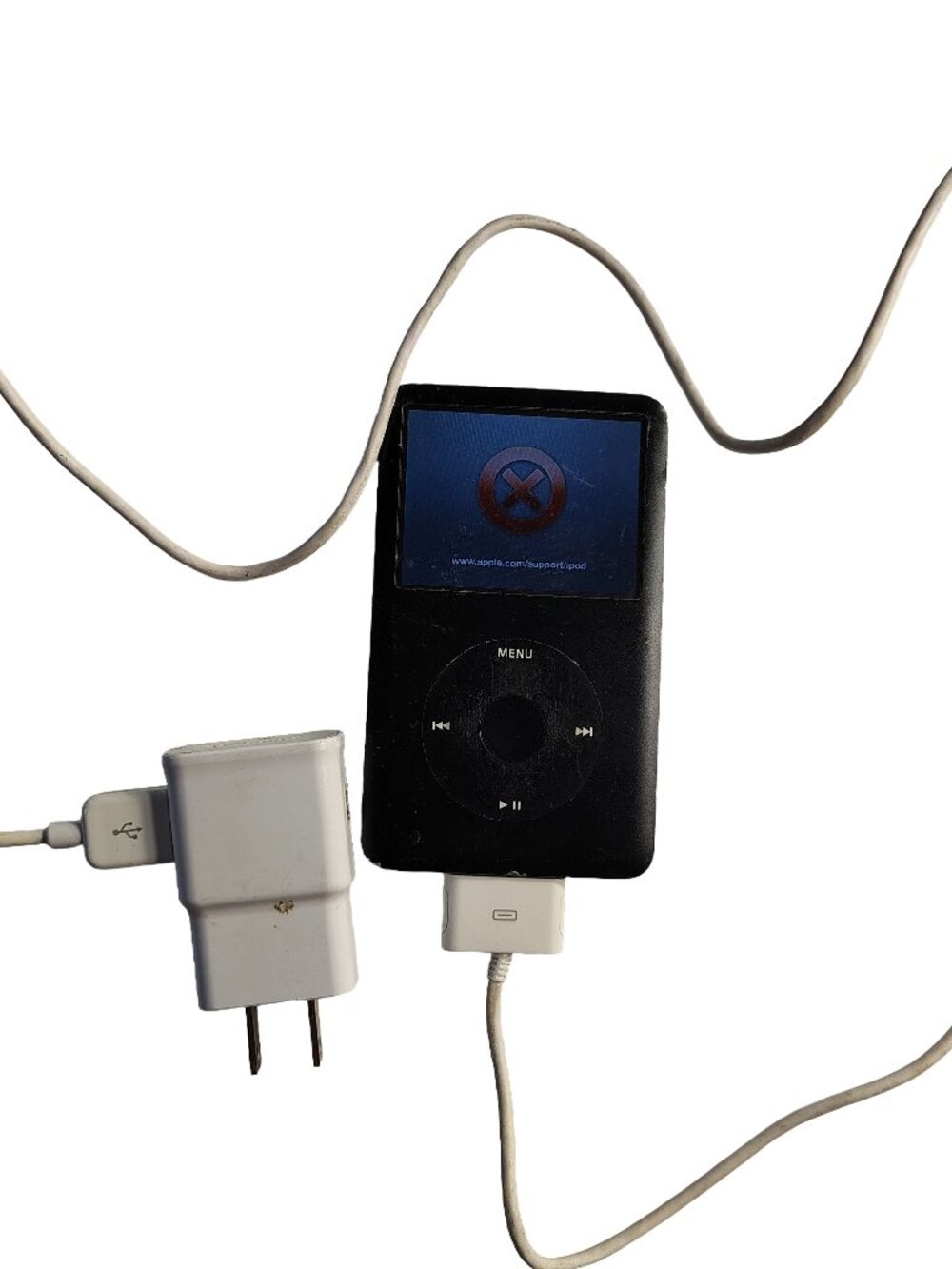 (2006) Vintage Apple Ipod Classic Gen 5.5 80GB With Charging Cord